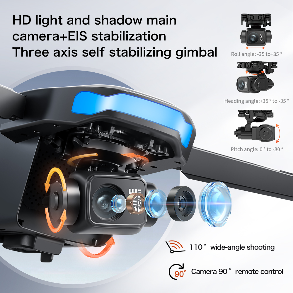 Nieuwe S-X1 MAX Drone GPS 8K P - Drone Gimbal 3 Axis recensie en prijs